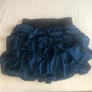 Blue bubble skirt mini size XS